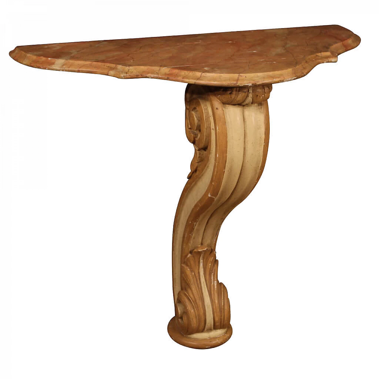 Lacquered and painted Italian consolle table 1128268