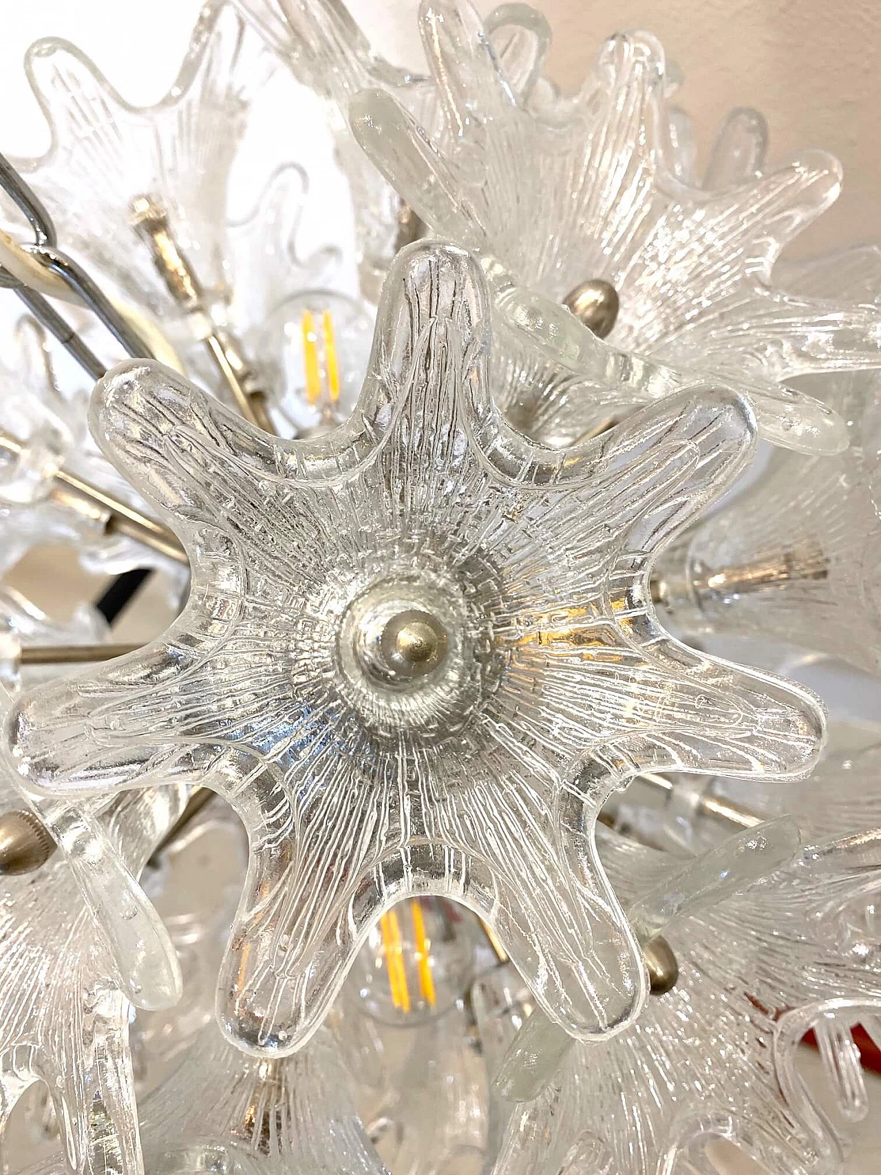 Sputnik chandelier by VeArt, 70s 1129040