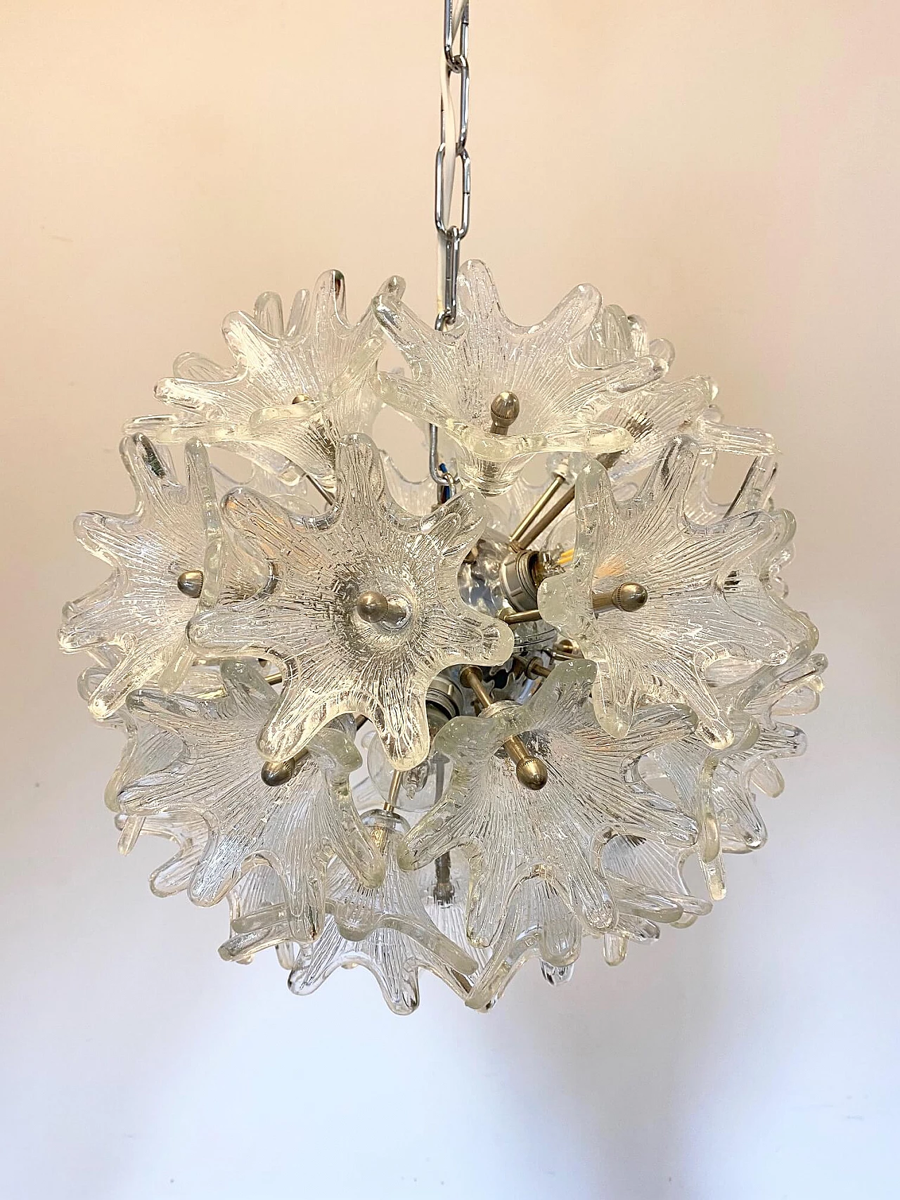 Sputnik chandelier by VeArt, 70s 1129043