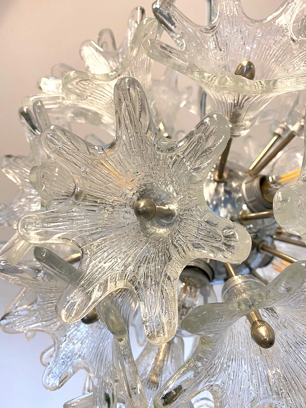 Sputnik chandelier by VeArt, 70s 1129044