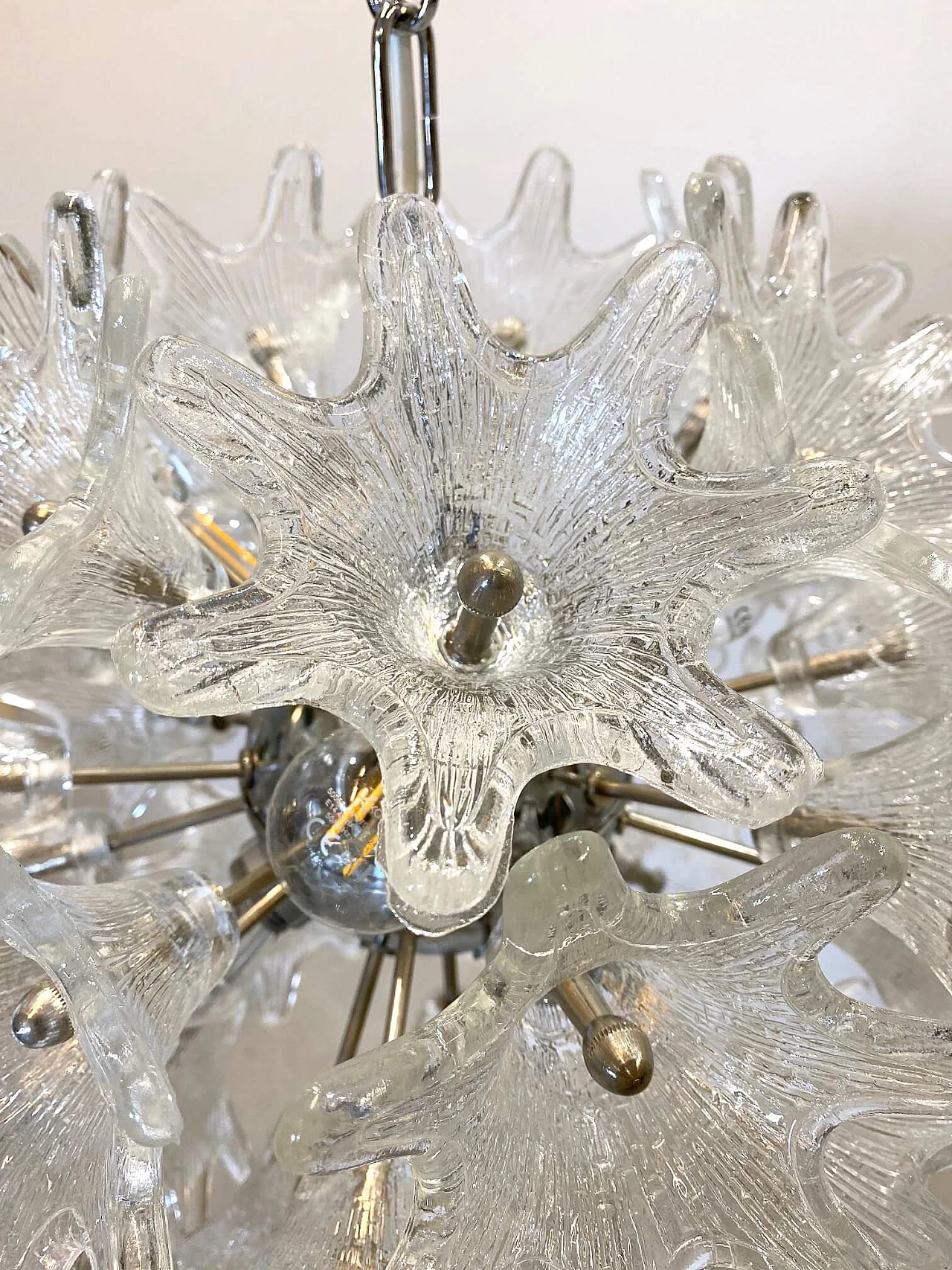 Sputnik chandelier by VeArt, 70s 1129047