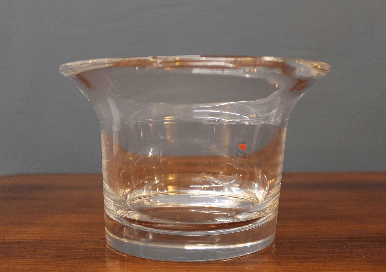 Crystal vase by Angelo Mangiarotti for Cristalleria Colle, 1980s 1130126