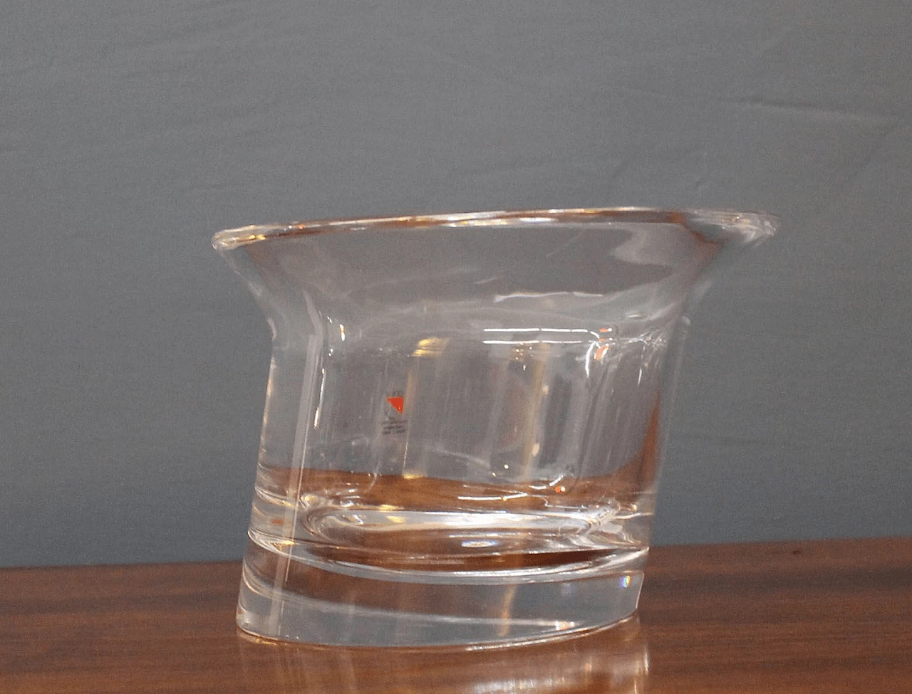 Crystal vase by Angelo Mangiarotti for Cristalleria Colle, 1980s 1130128