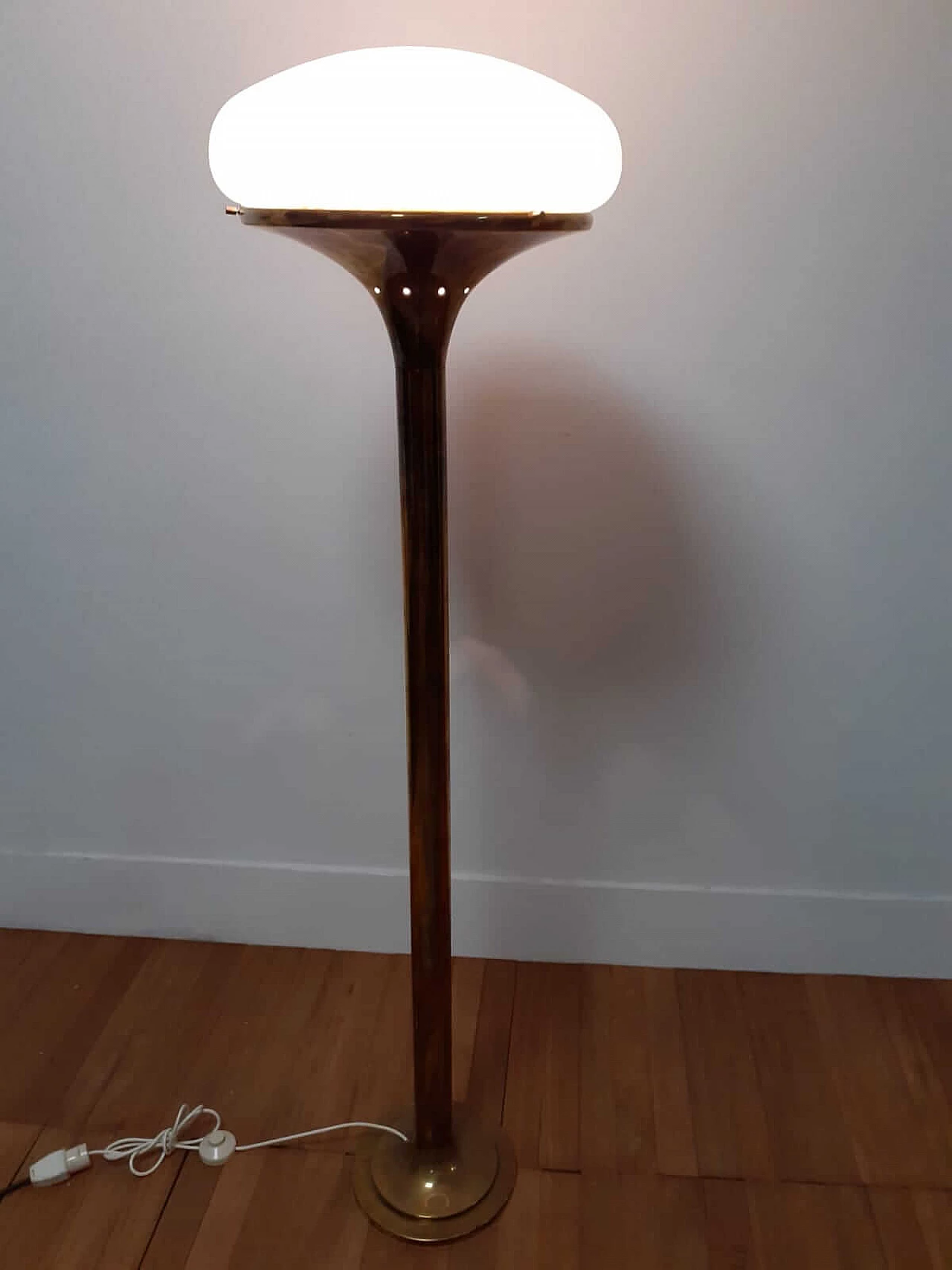Brass floor lamp by Reggiani 1130204
