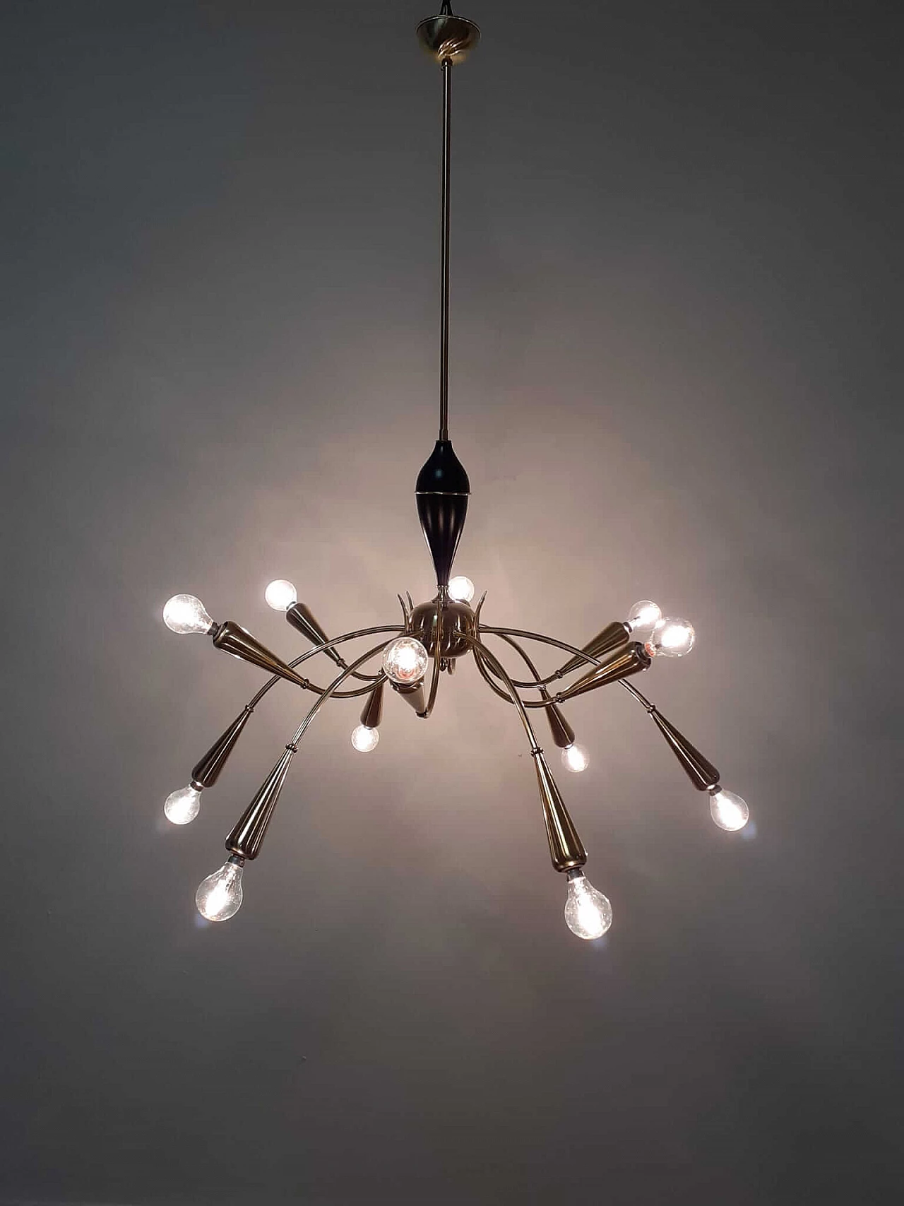 Lampadario da soffitto nello stile di Stilnovo, fine '900 1130221