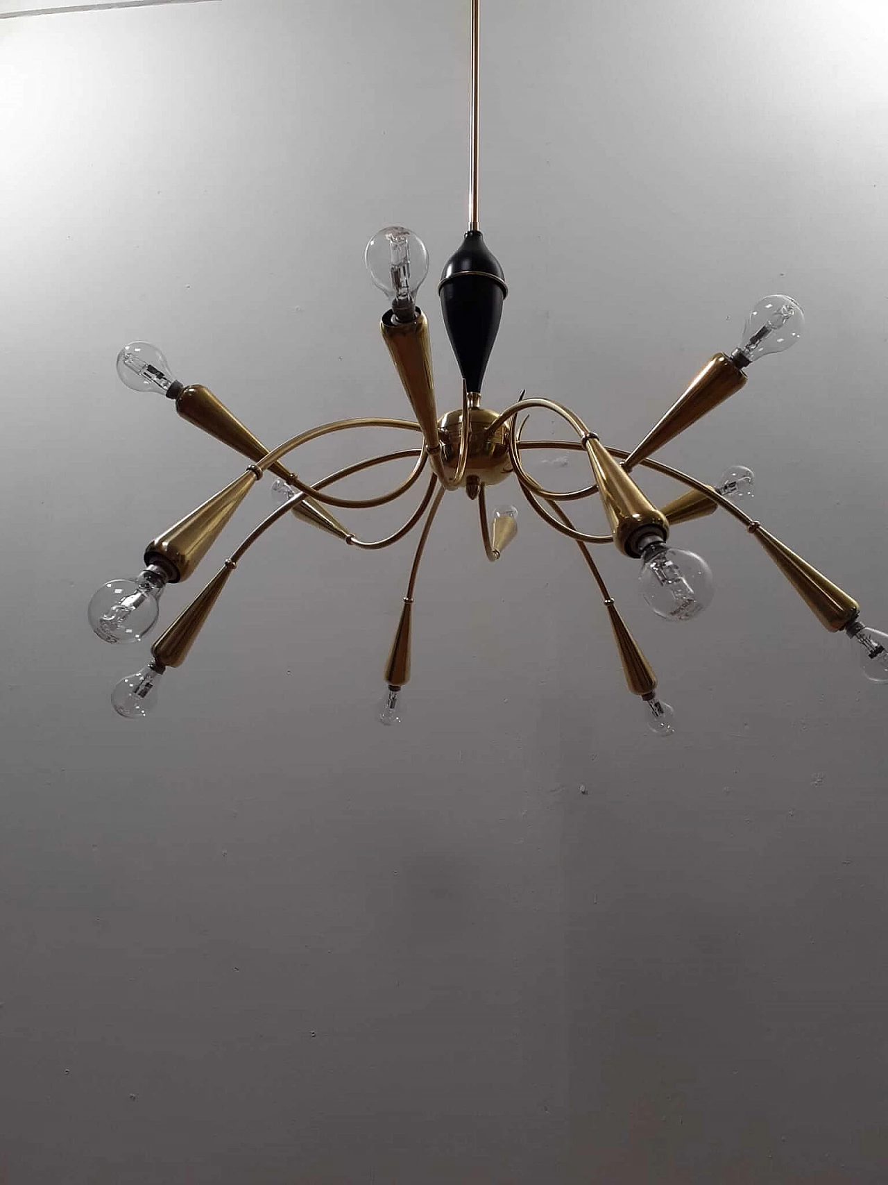 Lampadario da soffitto nello stile di Stilnovo, fine '900 1130223