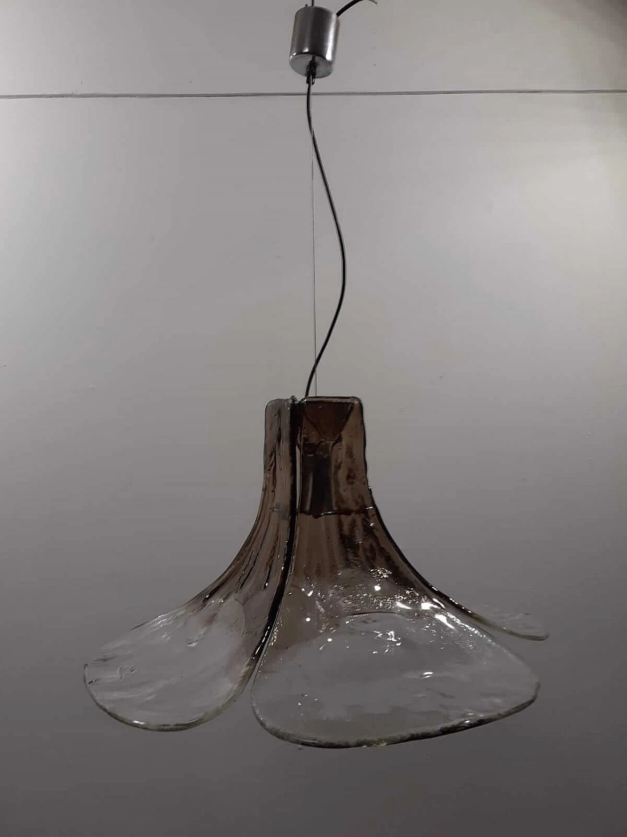 Petalo pendant lamp by Carlo Nason for Mazzega 1130224