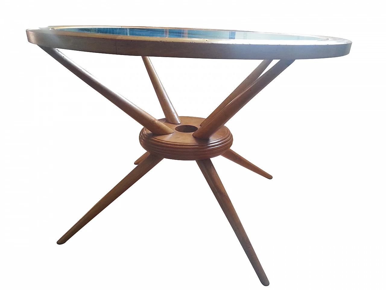Beechwood coffee table Gio Ponti style 1130385