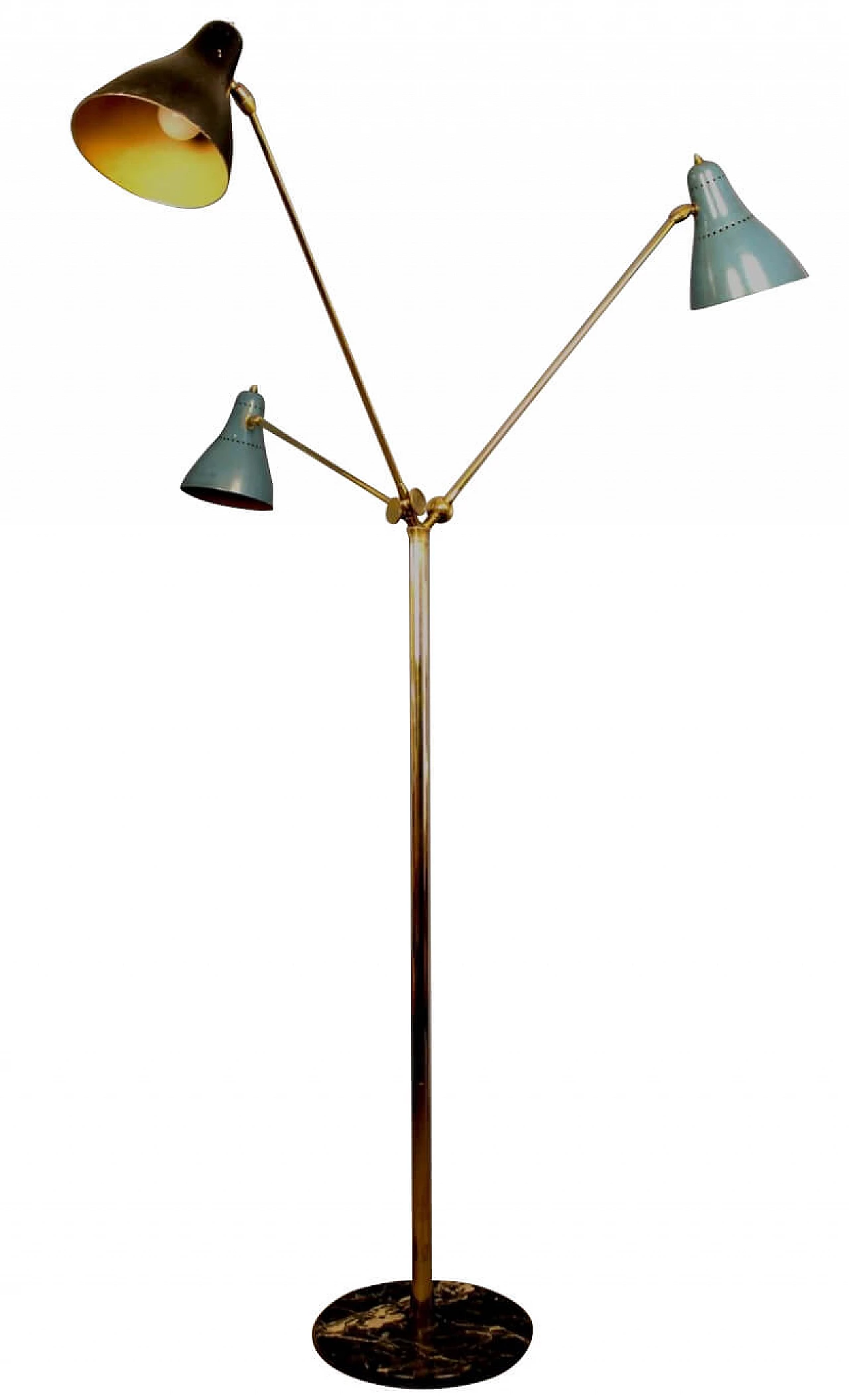 Floor lamp with three lights by Stilnovo, 1950s 1130393