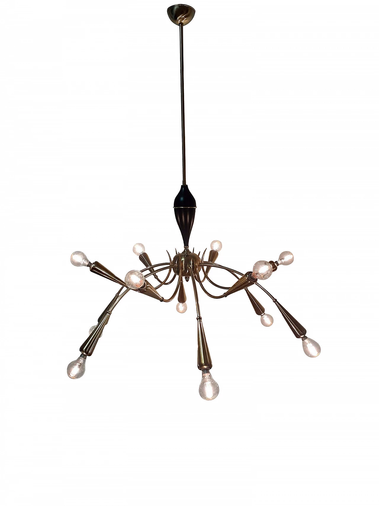Lampadario da soffitto nello stile di Stilnovo, fine '900 1130948