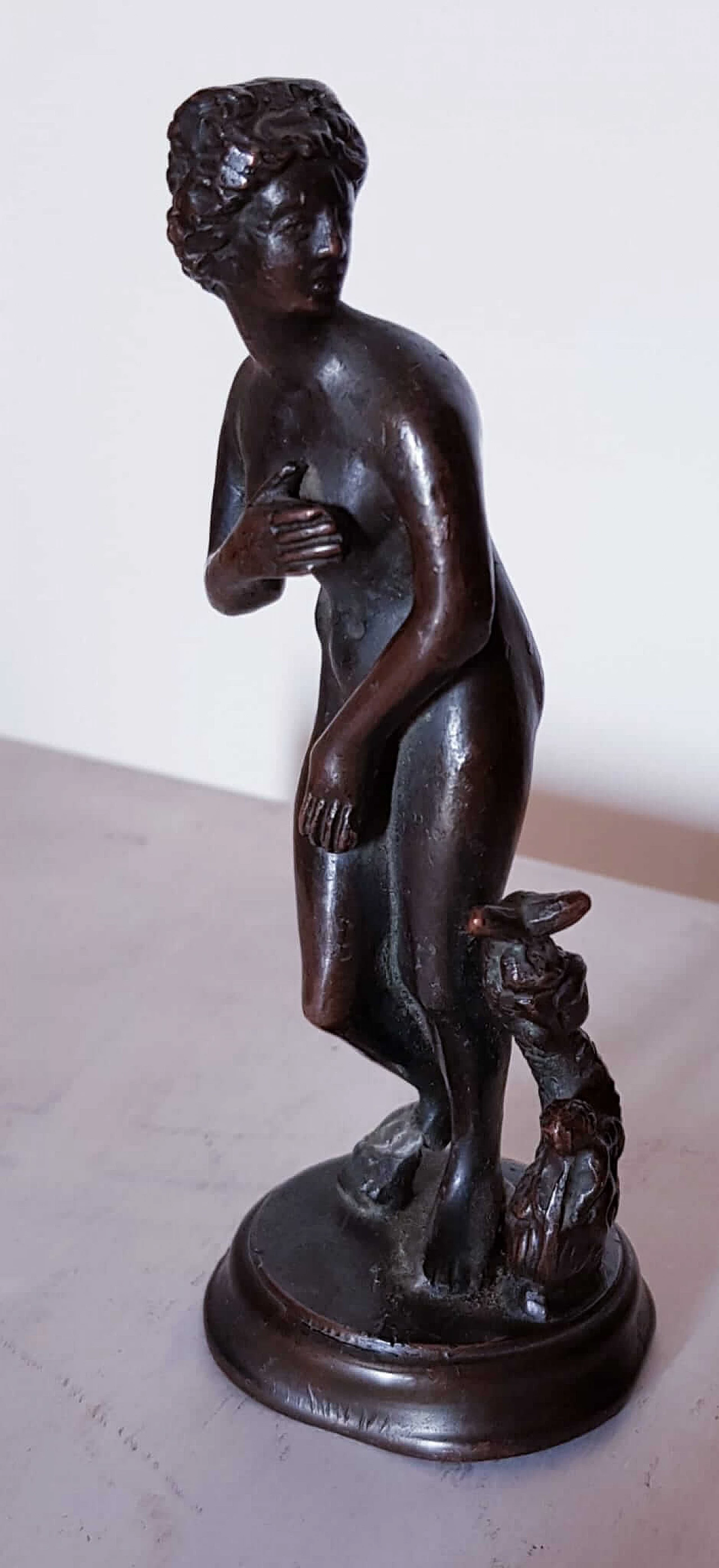 Bronze statue of a woman with triton 1131188