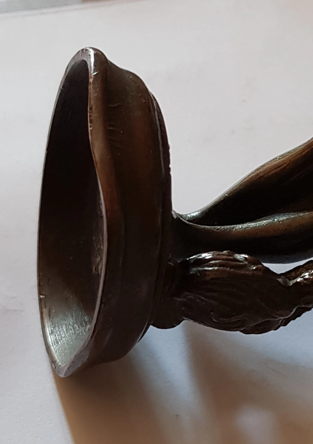 Bronze statue of a woman with triton 1131193