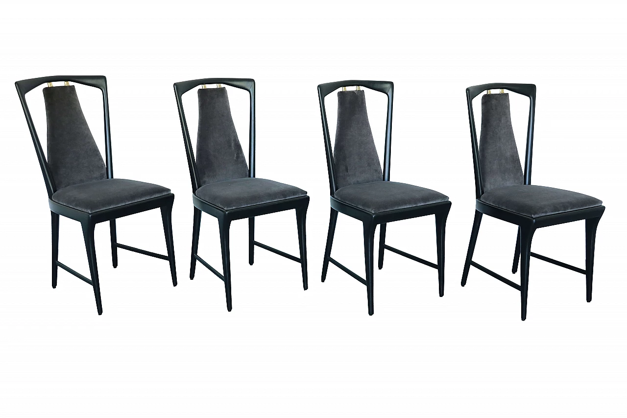 4 Chairs by Osvaldo Borsani for Aterlier Borsani Varedo, 1940s 1131287