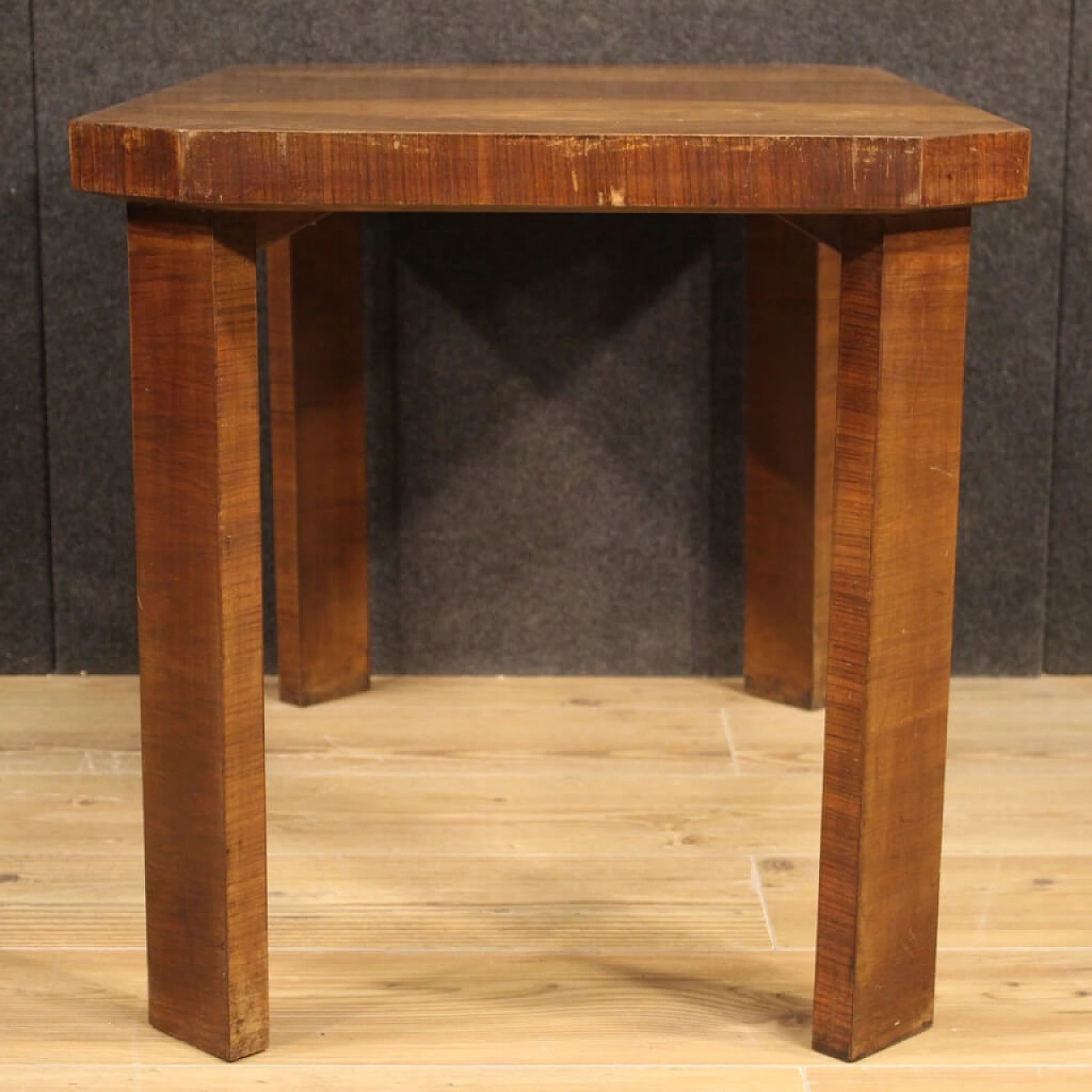 Walnut table in art deco style 1131295