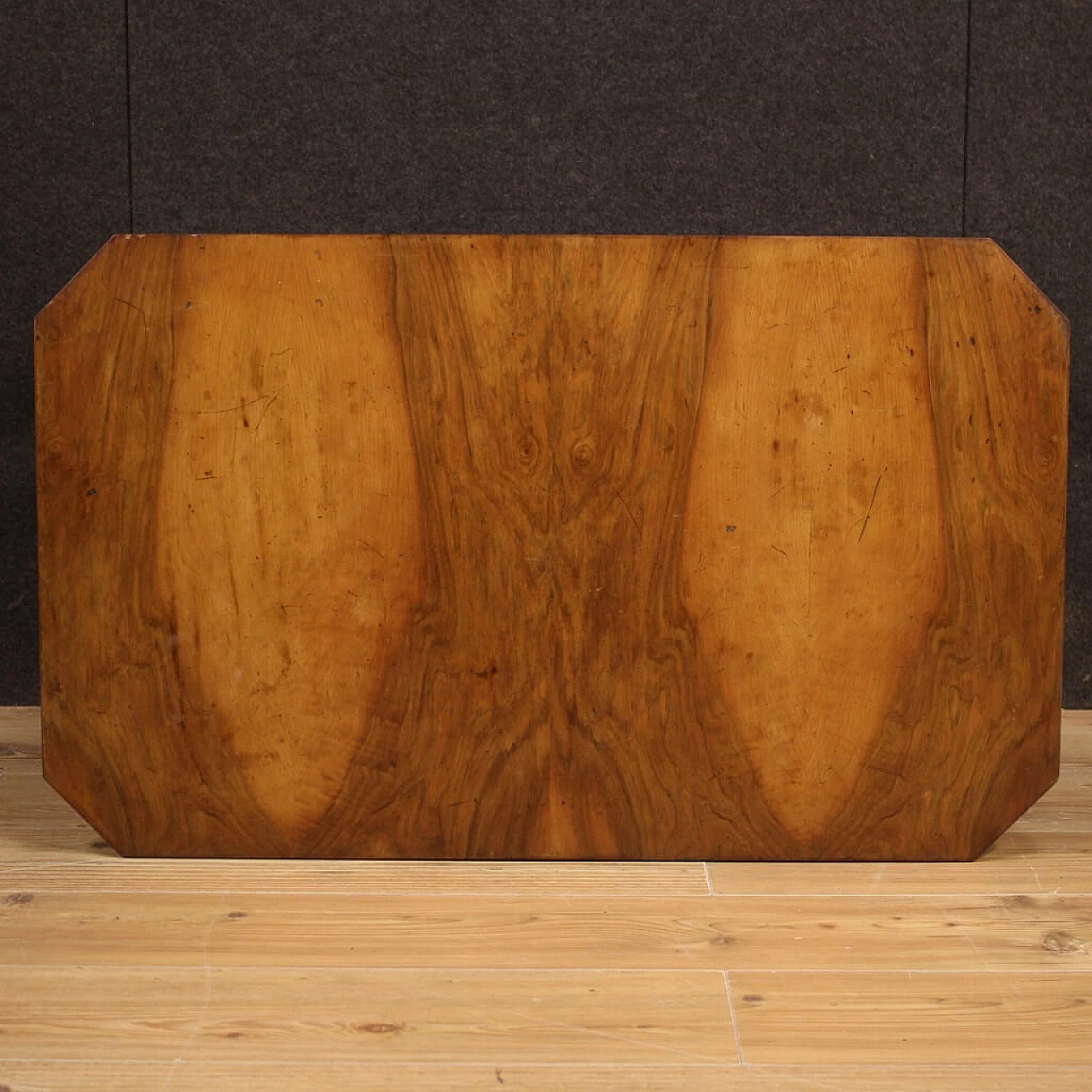 Walnut table in art deco style 1131297