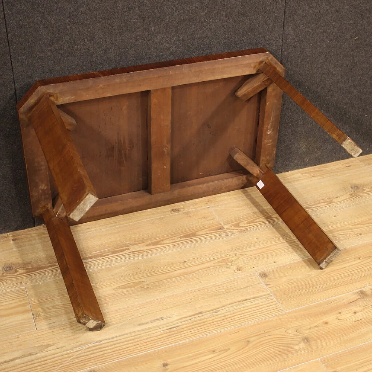 Walnut table in art deco style 1131299