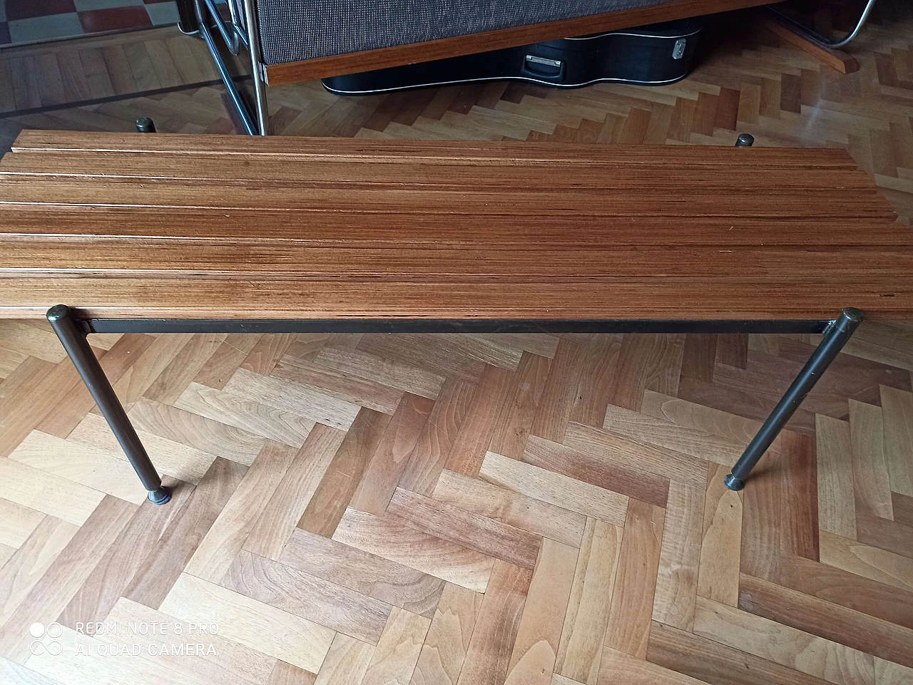 Wood and iron bench by Fiarm, 1950s 1131639