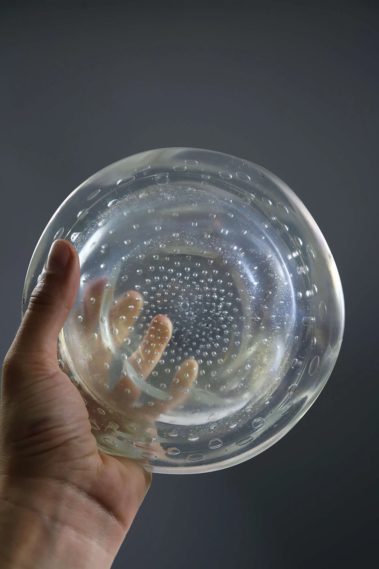 Vaso in vetro di Murano iridescente di Seguso 1131794