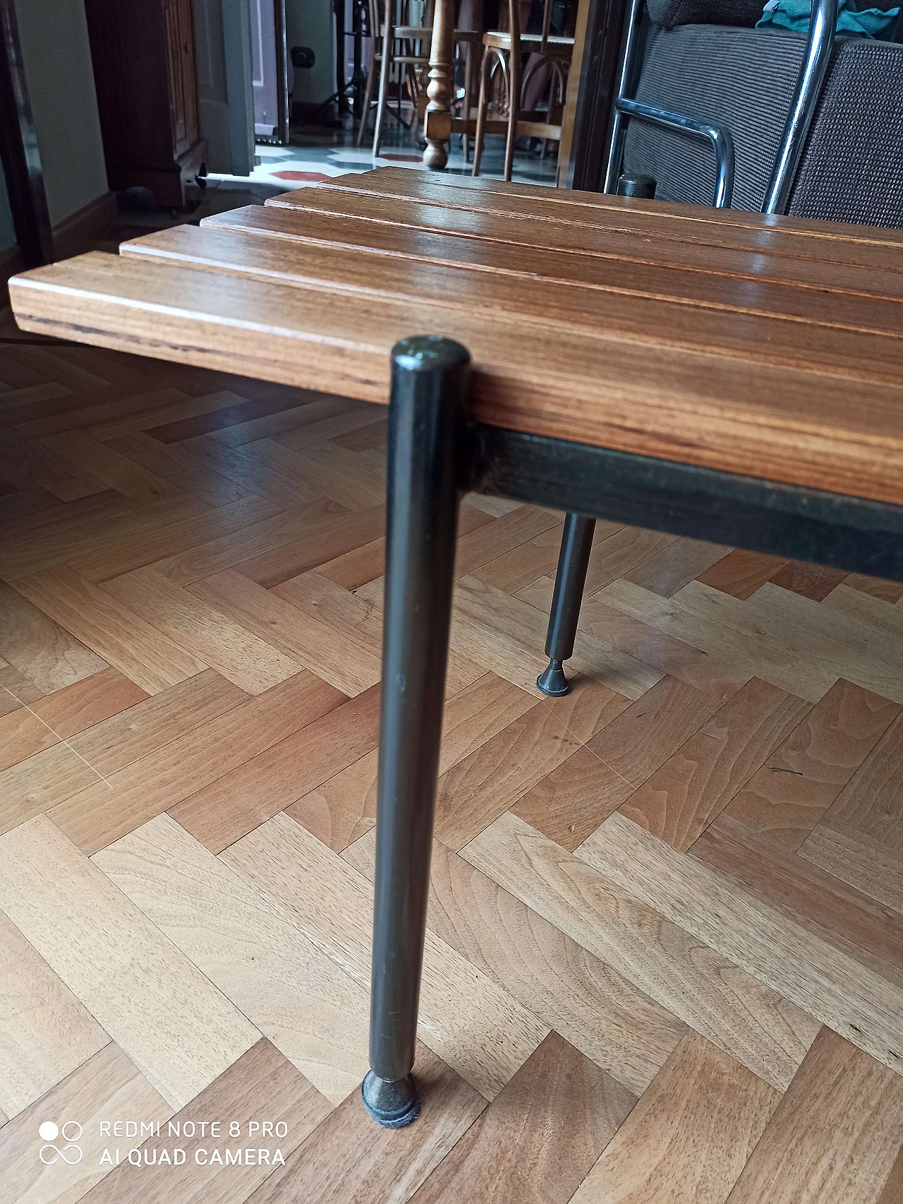 Wood and iron bench by Fiarm, 1950s 1131976