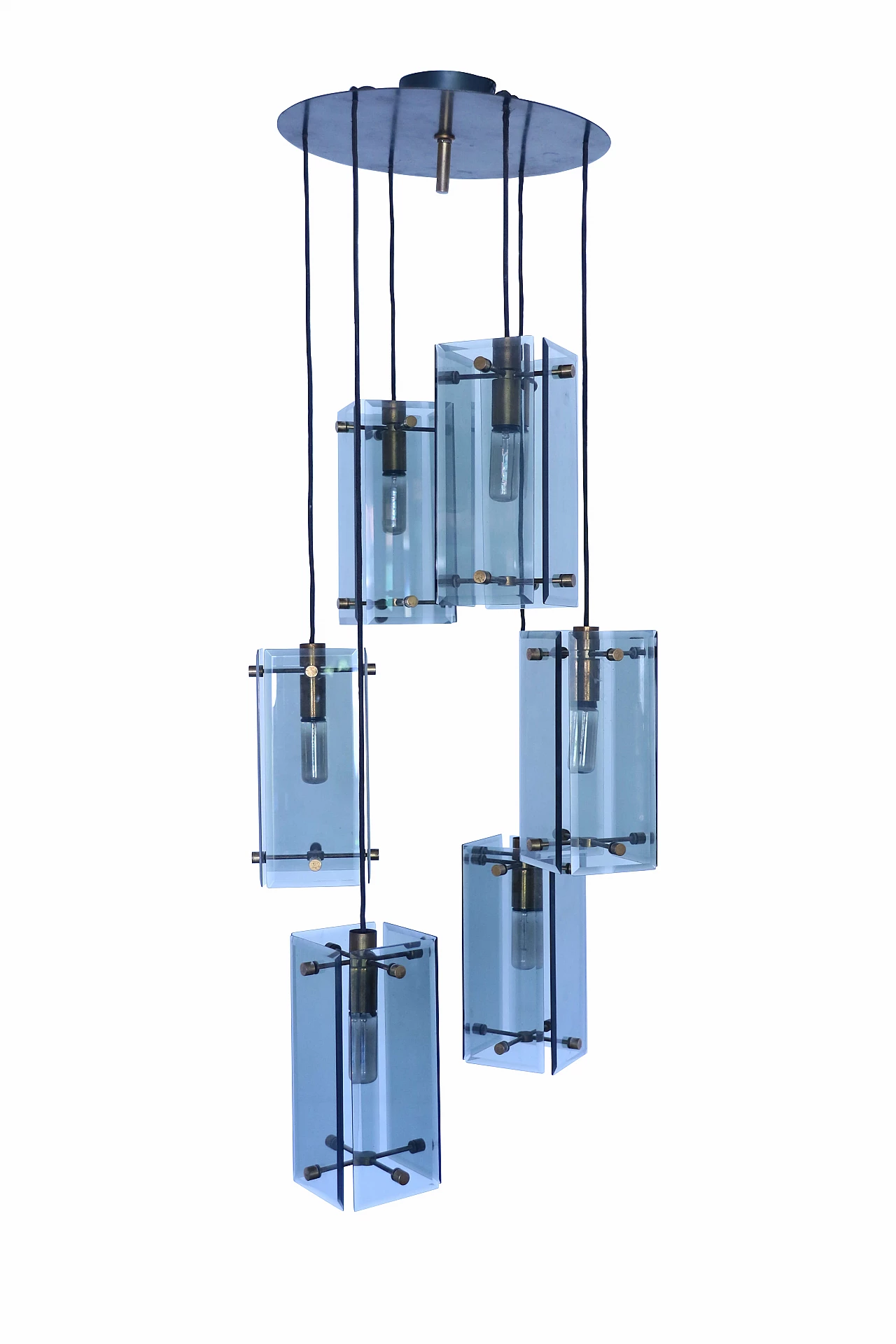 Chandelier with 6 lights in Cristal Art style 1131987