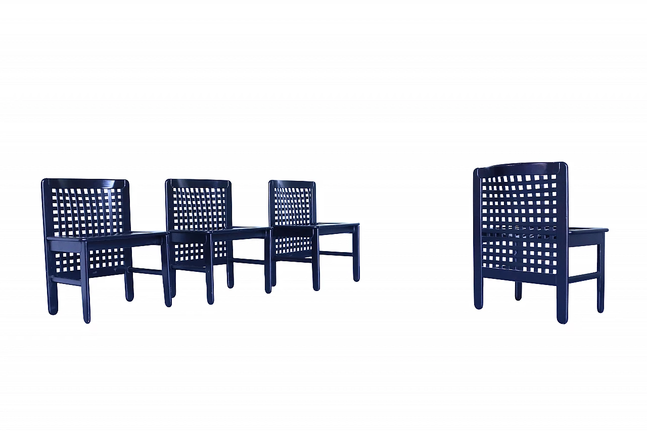 4 Chairs by Titina Ammannati and Giampiero Vitelli for Pozzi and Verga 1132038
