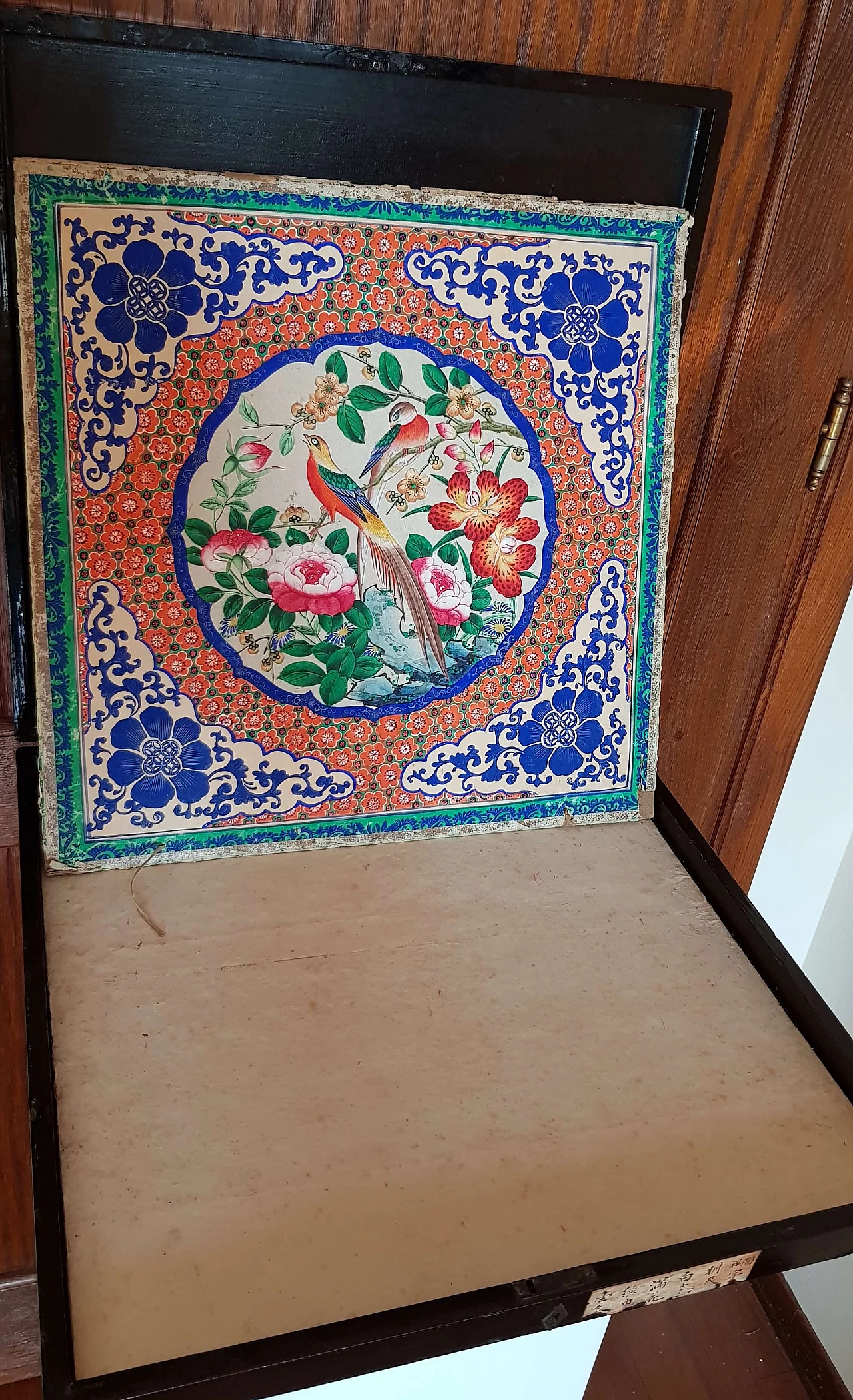 Antica scatola Cina porta scialle o kimono, XIX secolo 1132217