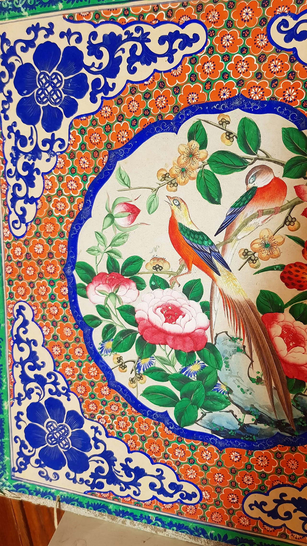 Antica scatola Cina porta scialle o kimono, XIX secolo 1132221