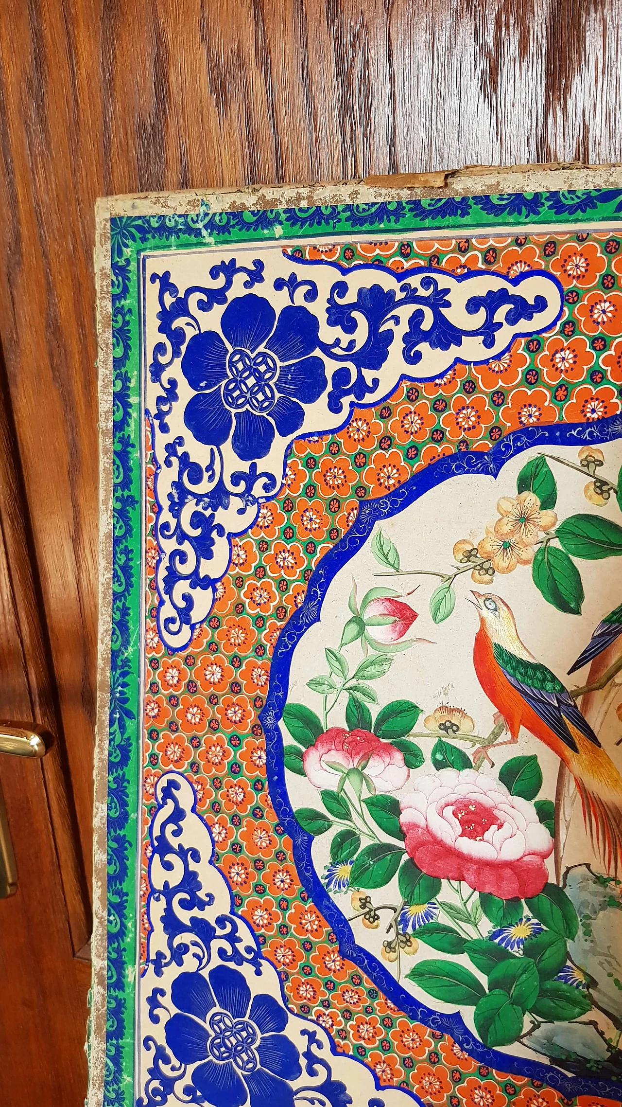 Antica scatola Cina porta scialle o kimono, XIX secolo 1132224