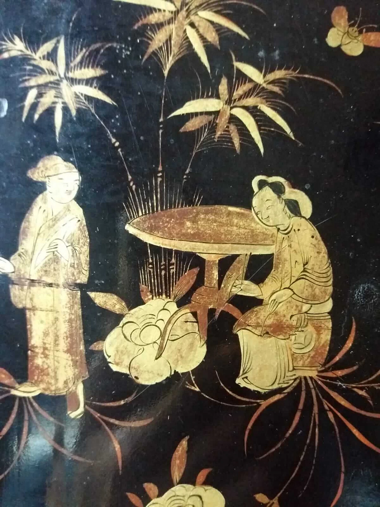 Antica scatola Cina porta scialle o kimono, XIX secolo 1132228