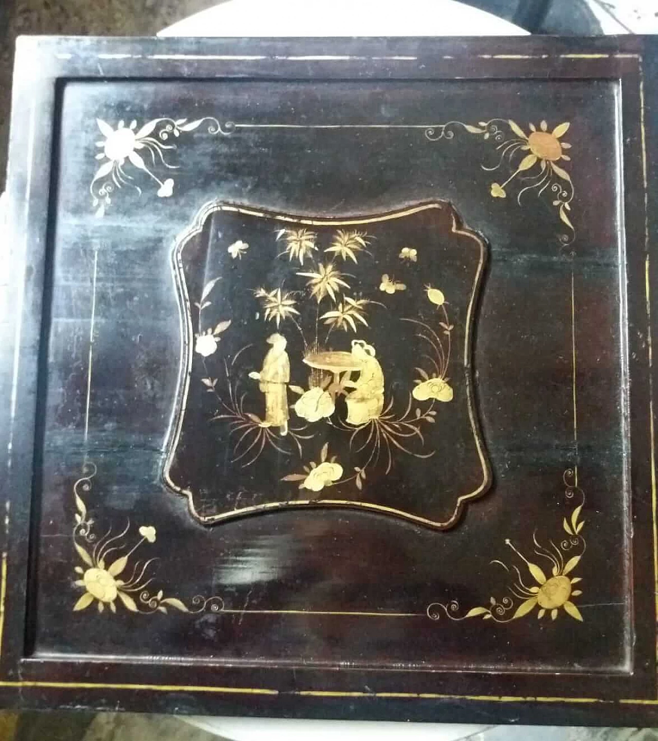 Antica scatola Cina porta scialle o kimono, XIX secolo 1132230