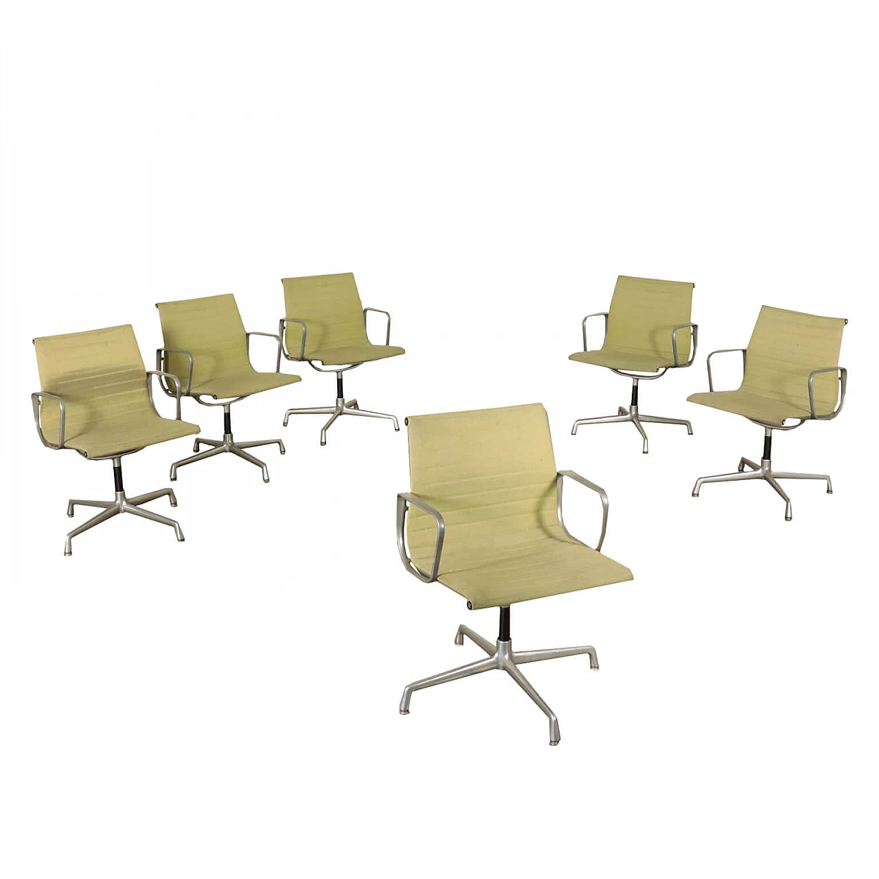 6 Chairs by Charles & Ray Eames for Herman Miller, 70s 1132775