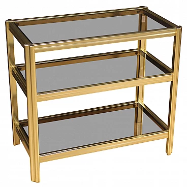 Golden metal design table