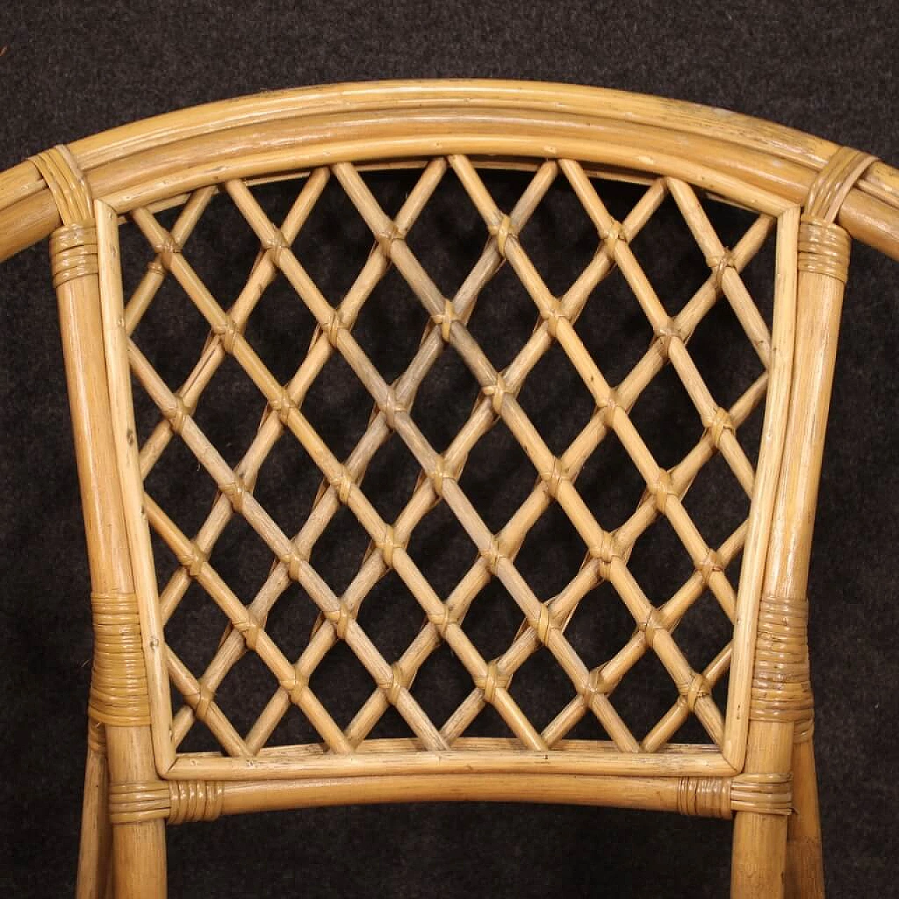 Pair of Italian wicker armchairs 1133030