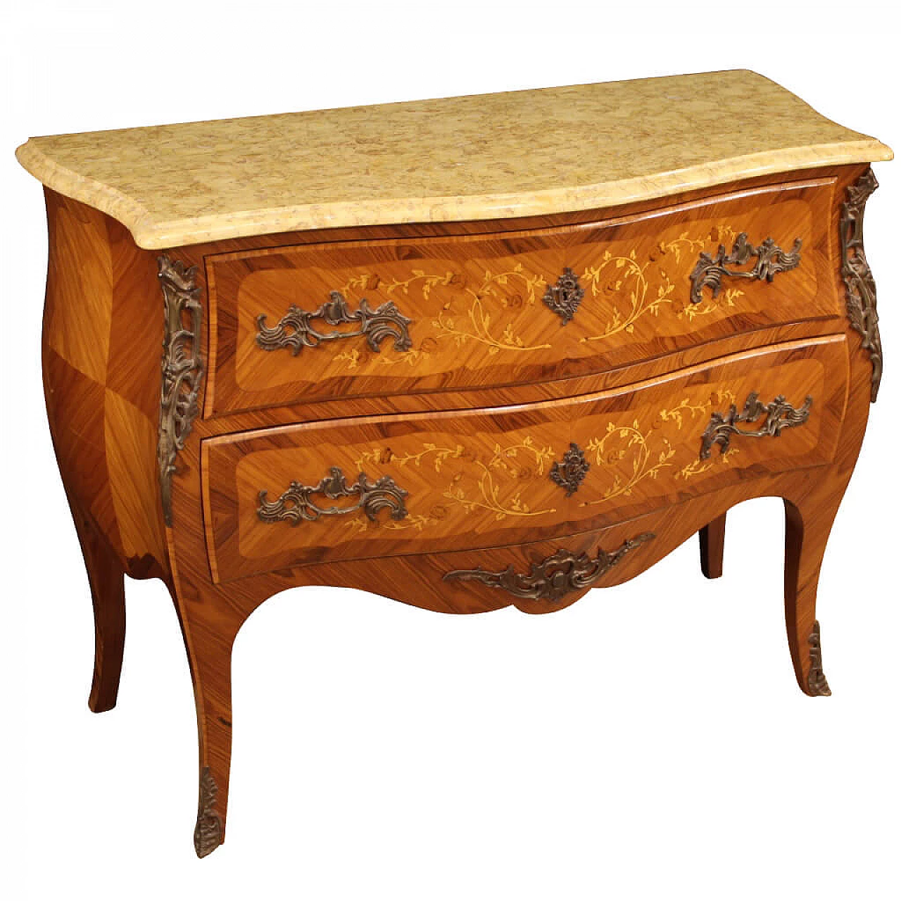 Louis XV style French dresser with marble top 1133378