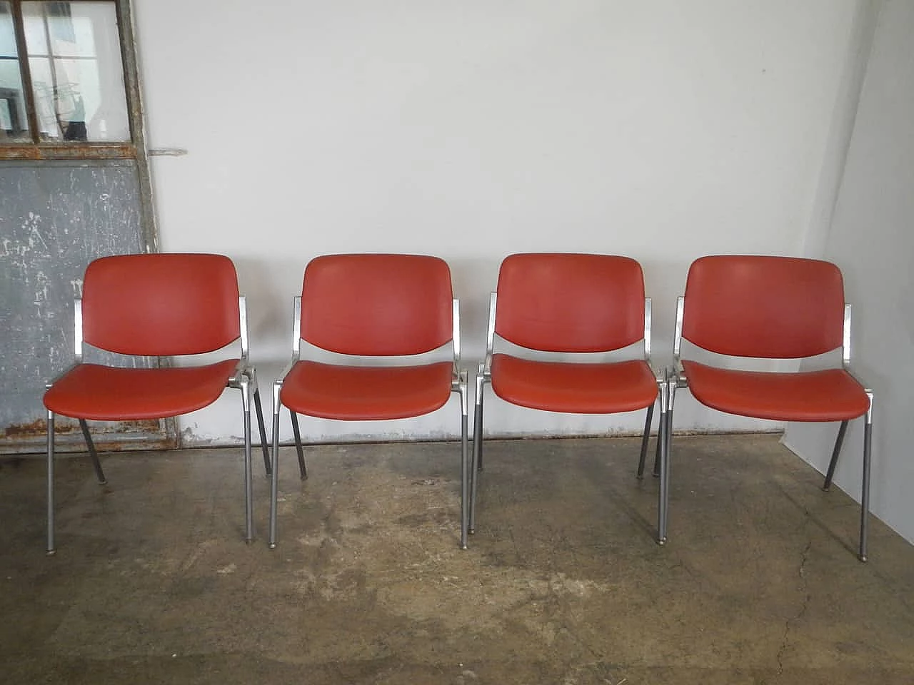 4 Chairs by Piretti for Anonima Castelli, 1960s 1133947