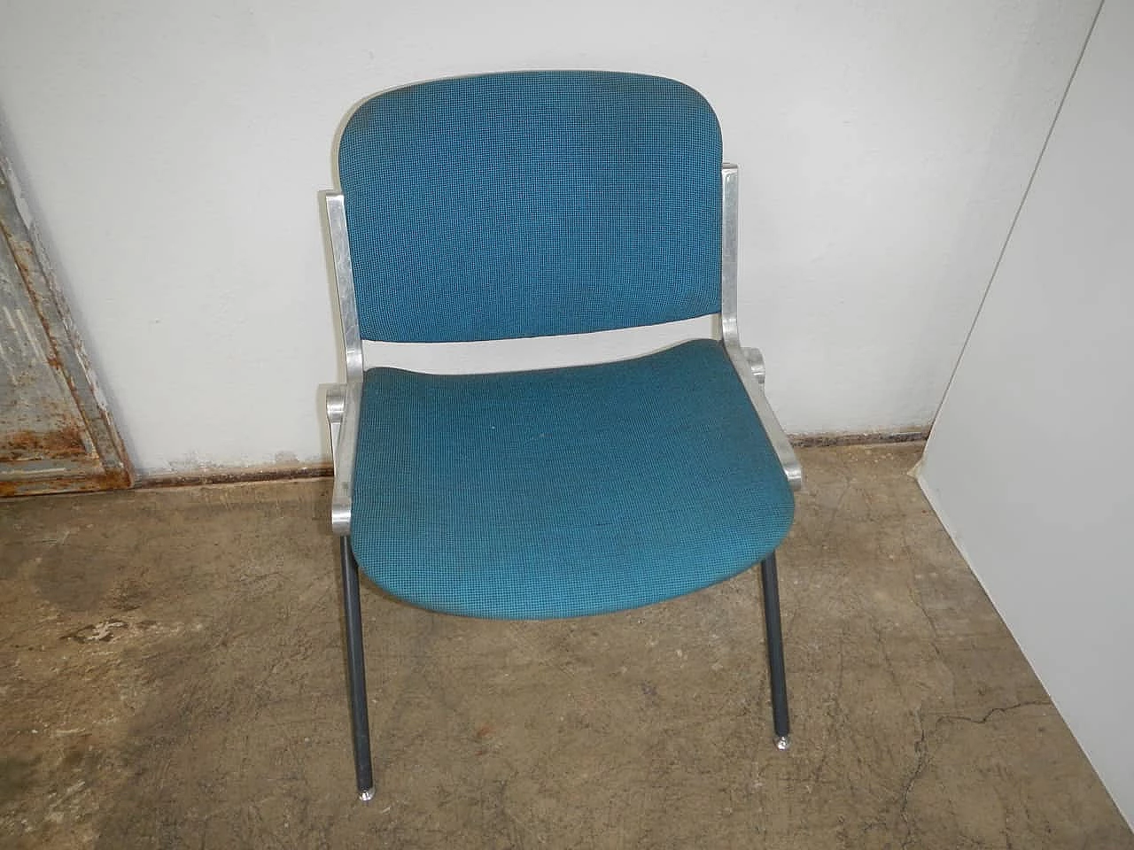 Blue Anonima Castelli office Chair, 60s 1134116