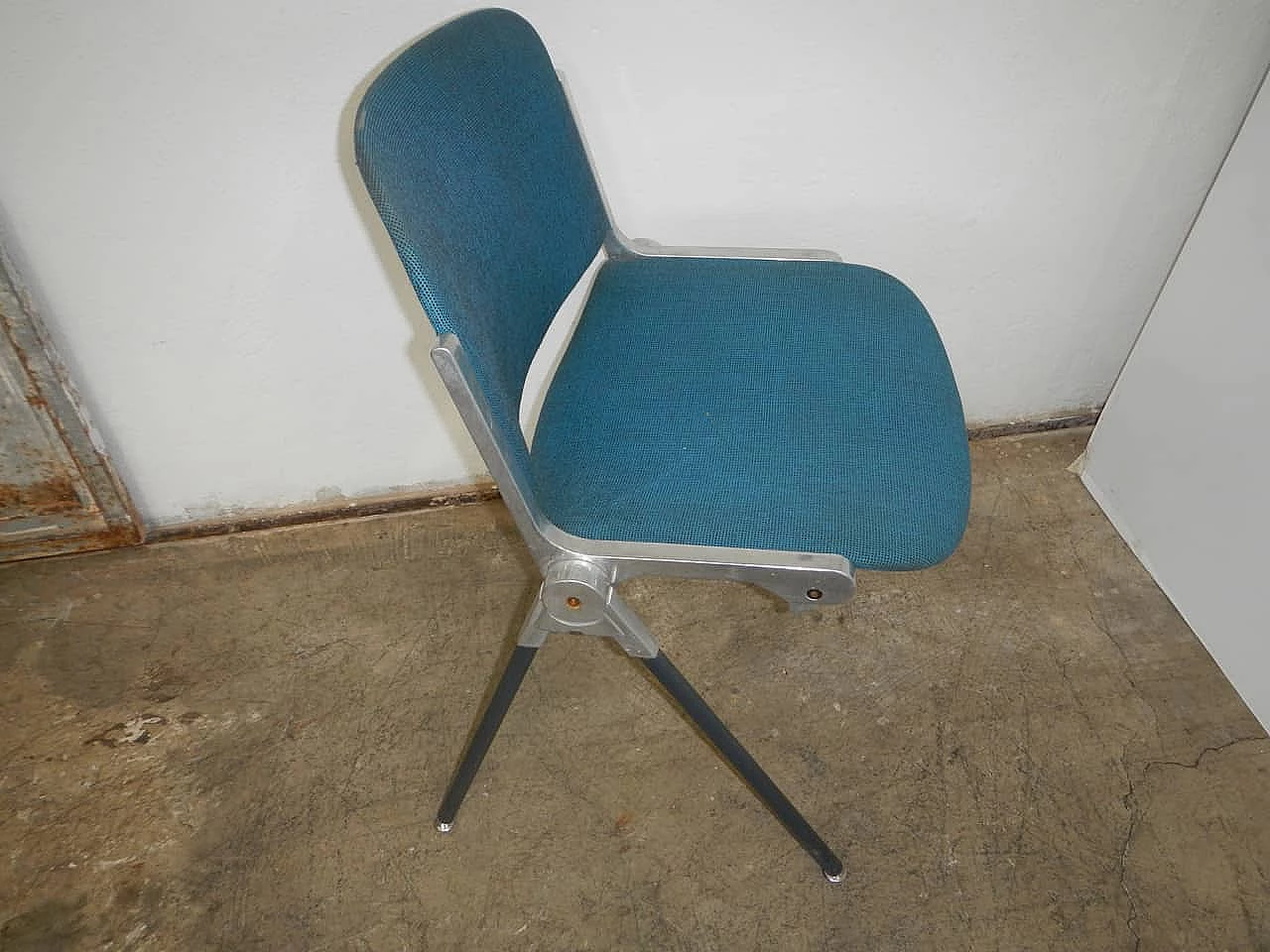 Blue Anonima Castelli office Chair, 60s 1134117