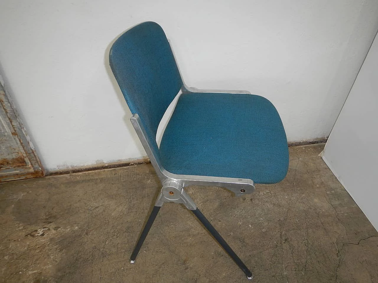 Blue Anonima Castelli office Chair, 60s 1134119