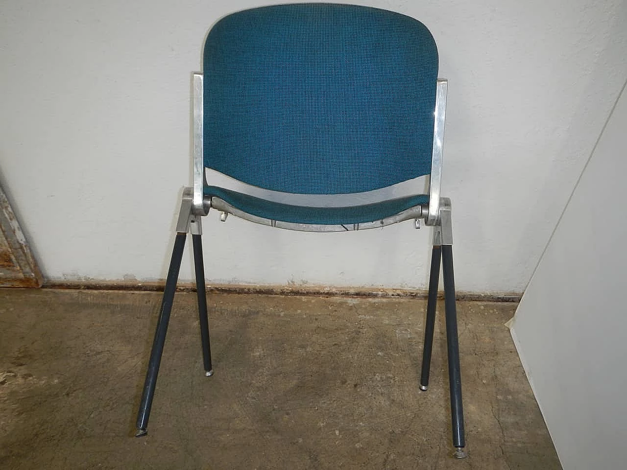 Blue Anonima Castelli office Chair, 60s 1134121