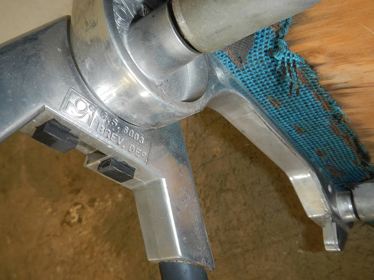 Blue Anonima Castelli office Chair, 60s 1134123