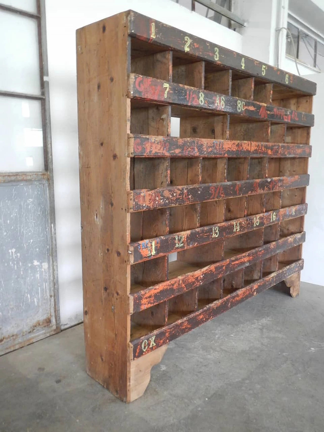 Wooden bookcase, 70s 1134136