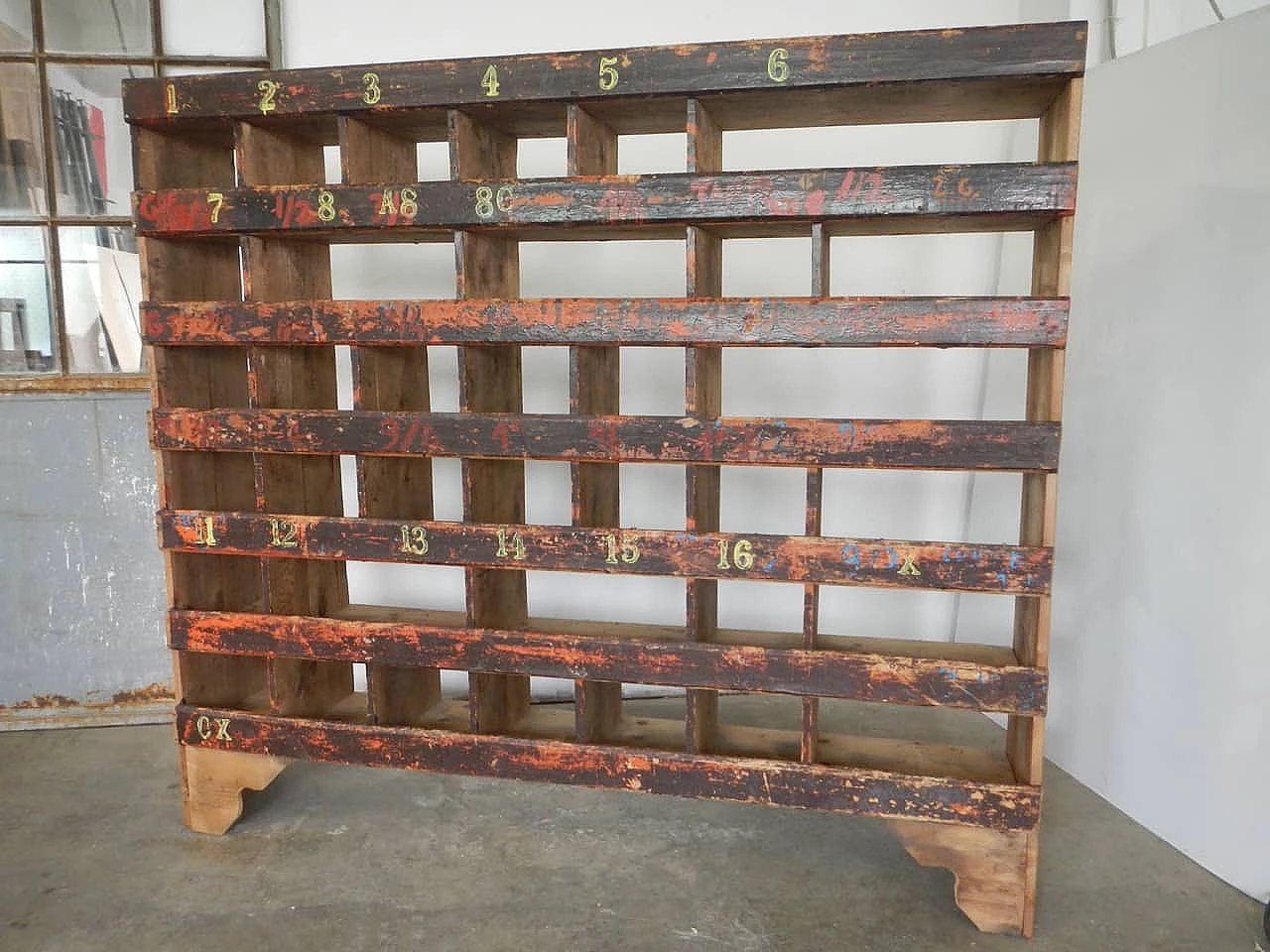 Wooden bookcase, 70s 1134140