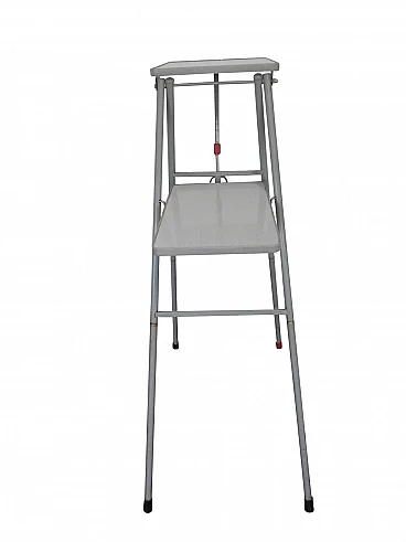 Folding white slide or projector holder, Megemi, Holland, 70s