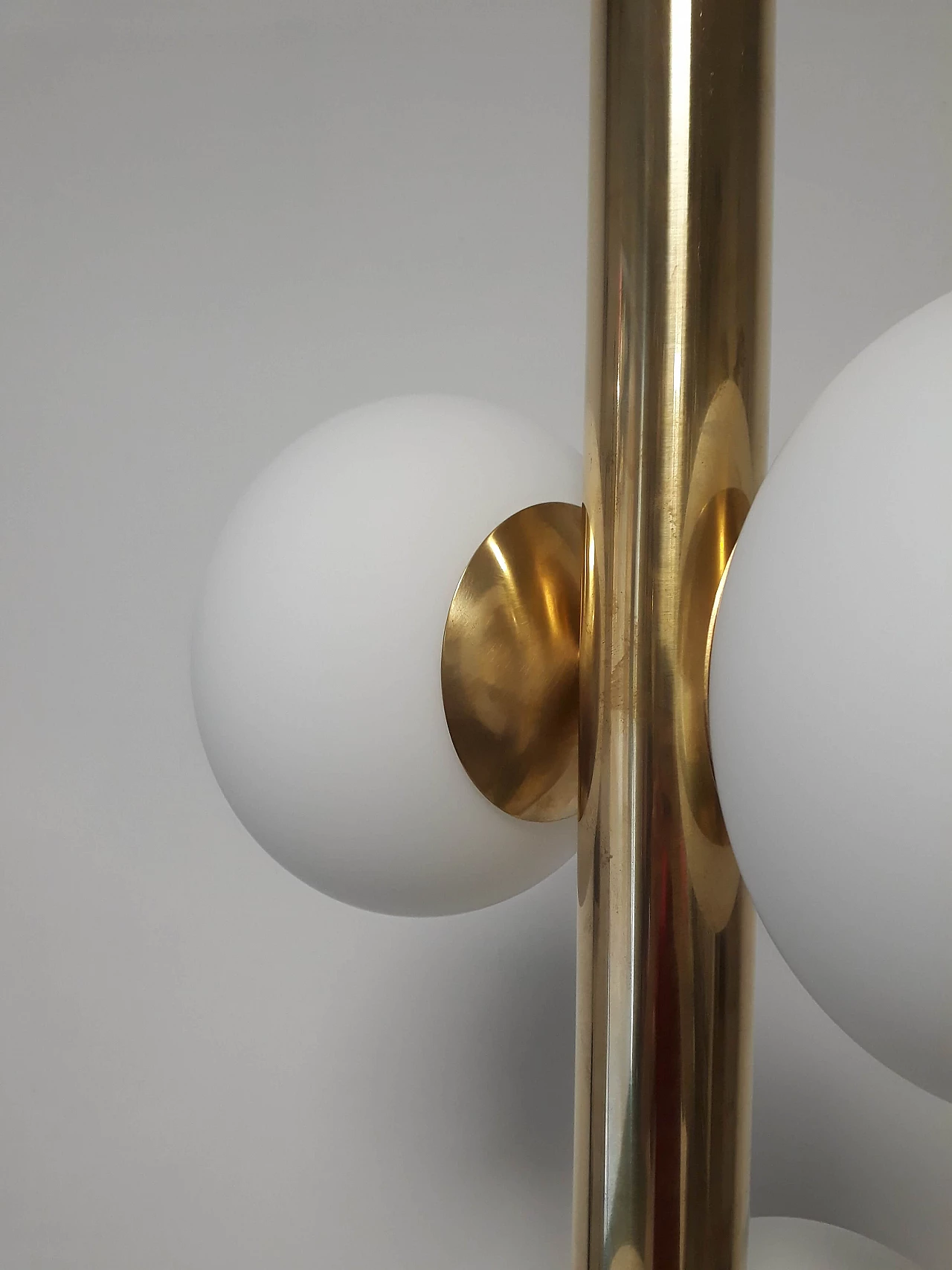 Floor lamp in brass with 10 lights 1134298