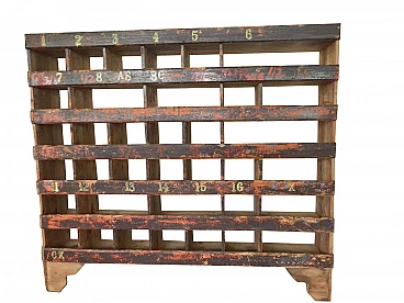 Wooden bookcase, 70s