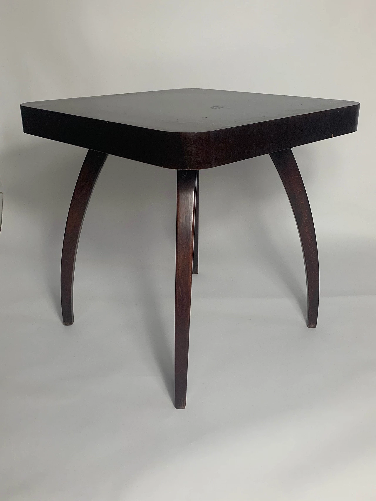 Spider coffee table in oak by Jindrich Halabala 1134800