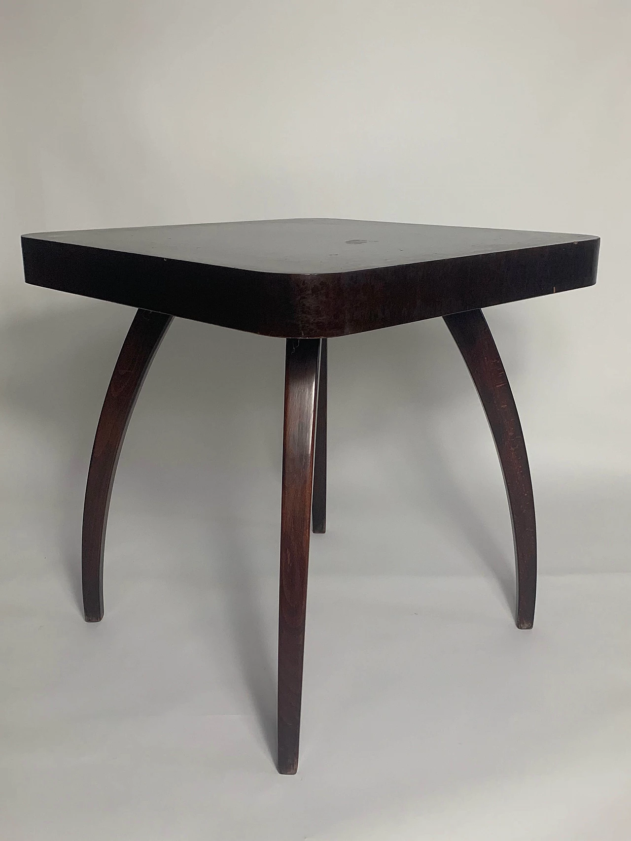 Spider coffee table in oak by Jindrich Halabala 1134802