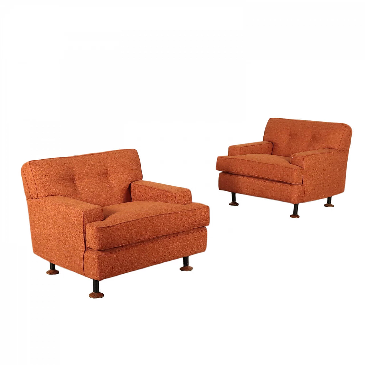 Pair of Square armchairs by Marco Zanuso for Arflex, 1960s 1134827