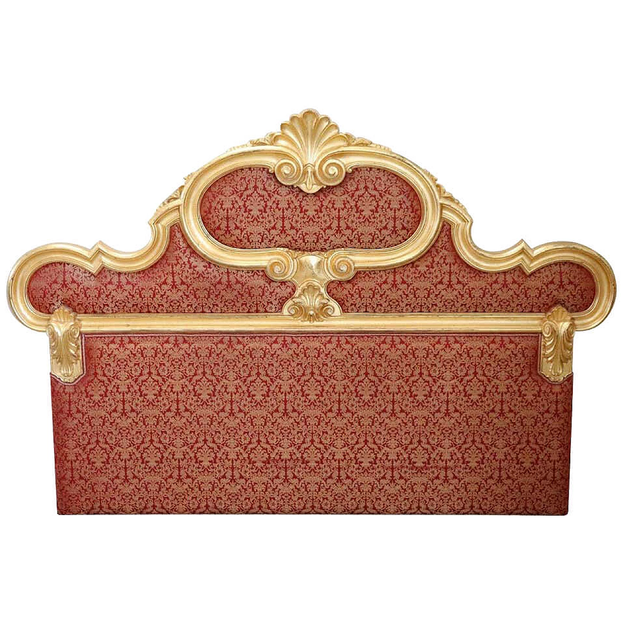 Testata da letto in stile barocco dorata foglia oro 1135973