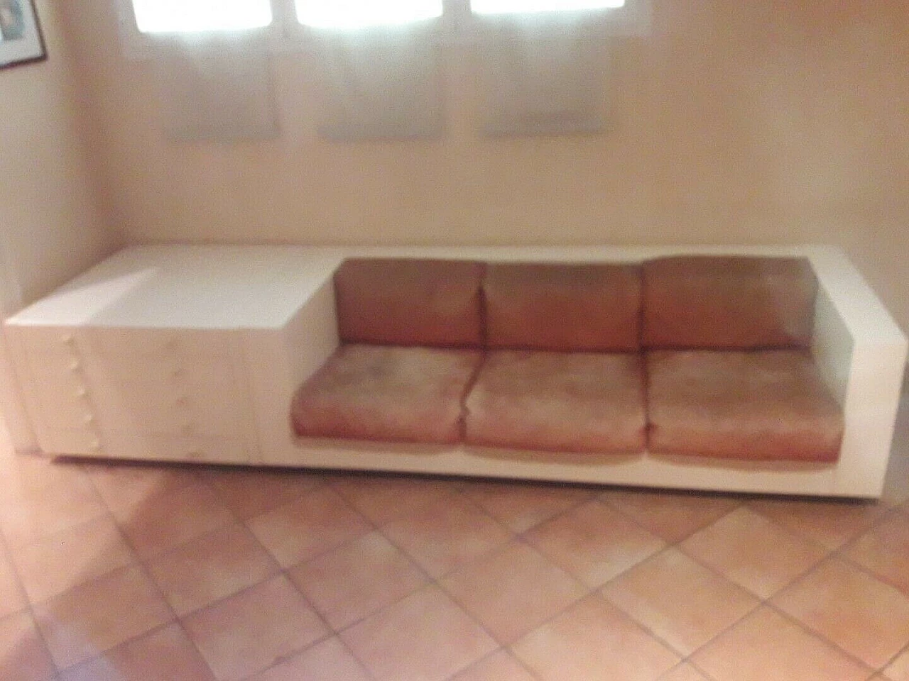 Saratoga sofa by Massimo and Lella Vignelli for Poltronova, 70's 1137072